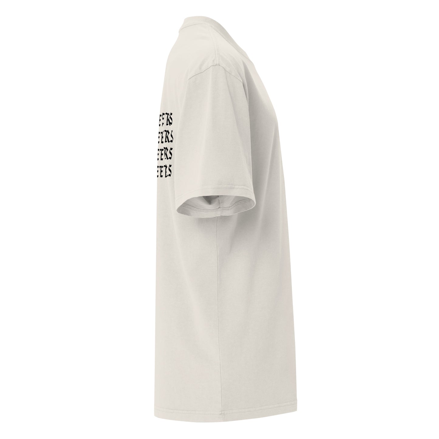 I Feel Like Shower Beers Oversized T-Shirt Black Font