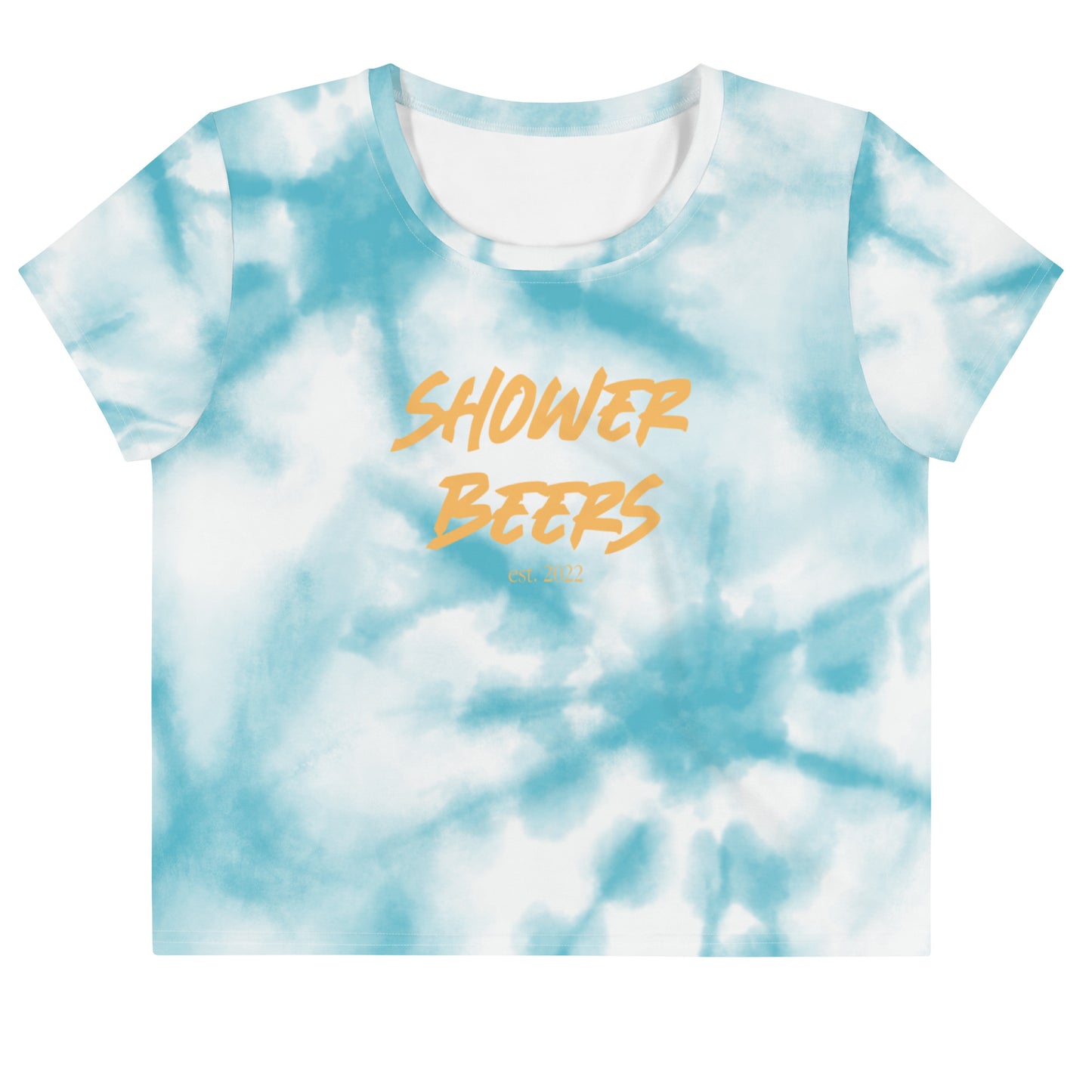 Shower Babes Tie Dye Crop Tee