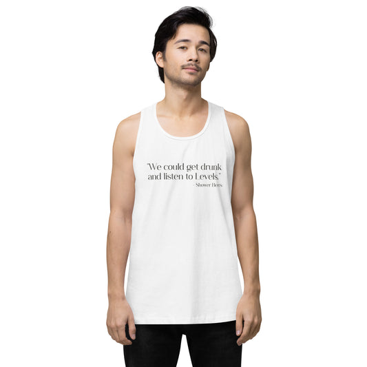 Listen To Levels Lyric Tank Top