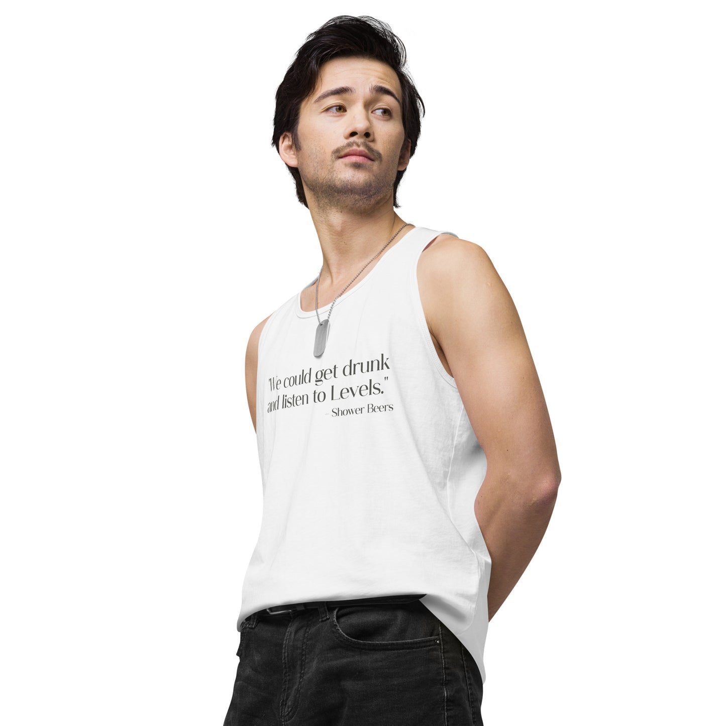 Listen To Levels Lyric Tank Top