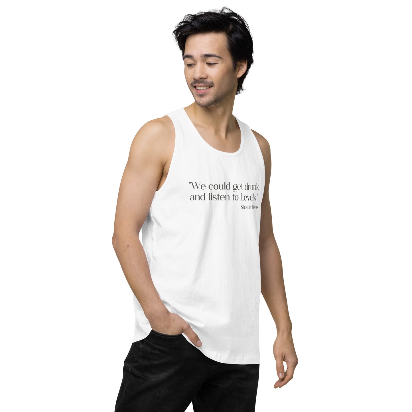 Listen To Levels Lyric Tank Top